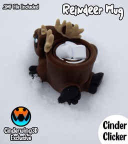 Reindeer Hot Cocoa Clicker 3d model