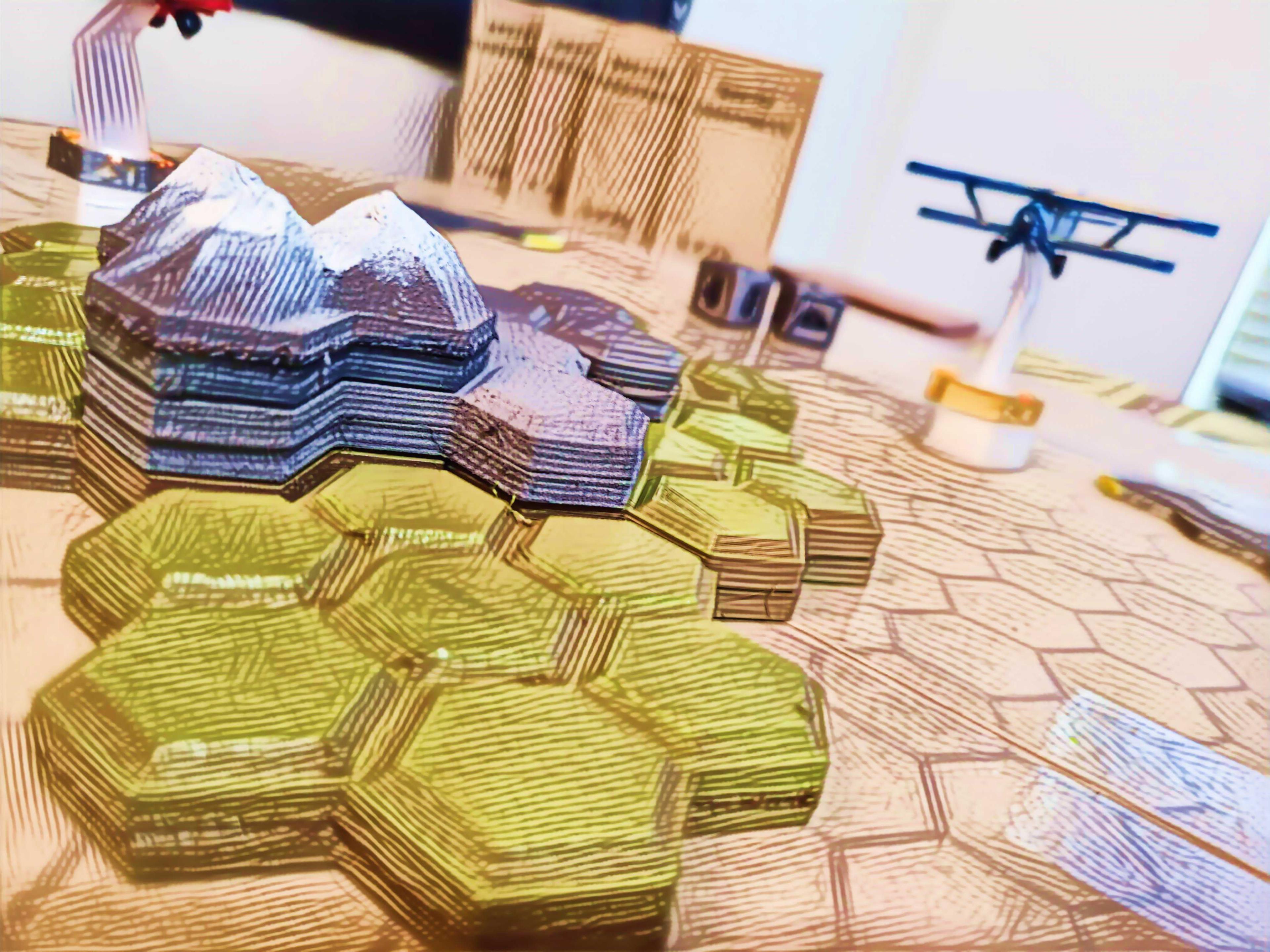 Air Mail Mavericks - open source tabletop adventure game 3d model