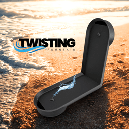 TWISTING FOUNTAIN FIDGET TOY / PRINT IN PLACE / EDUCATION TOY / GADGET 3d model