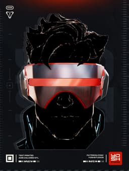 Cyclops Rivals Visor 3D Printer STL file 3d model