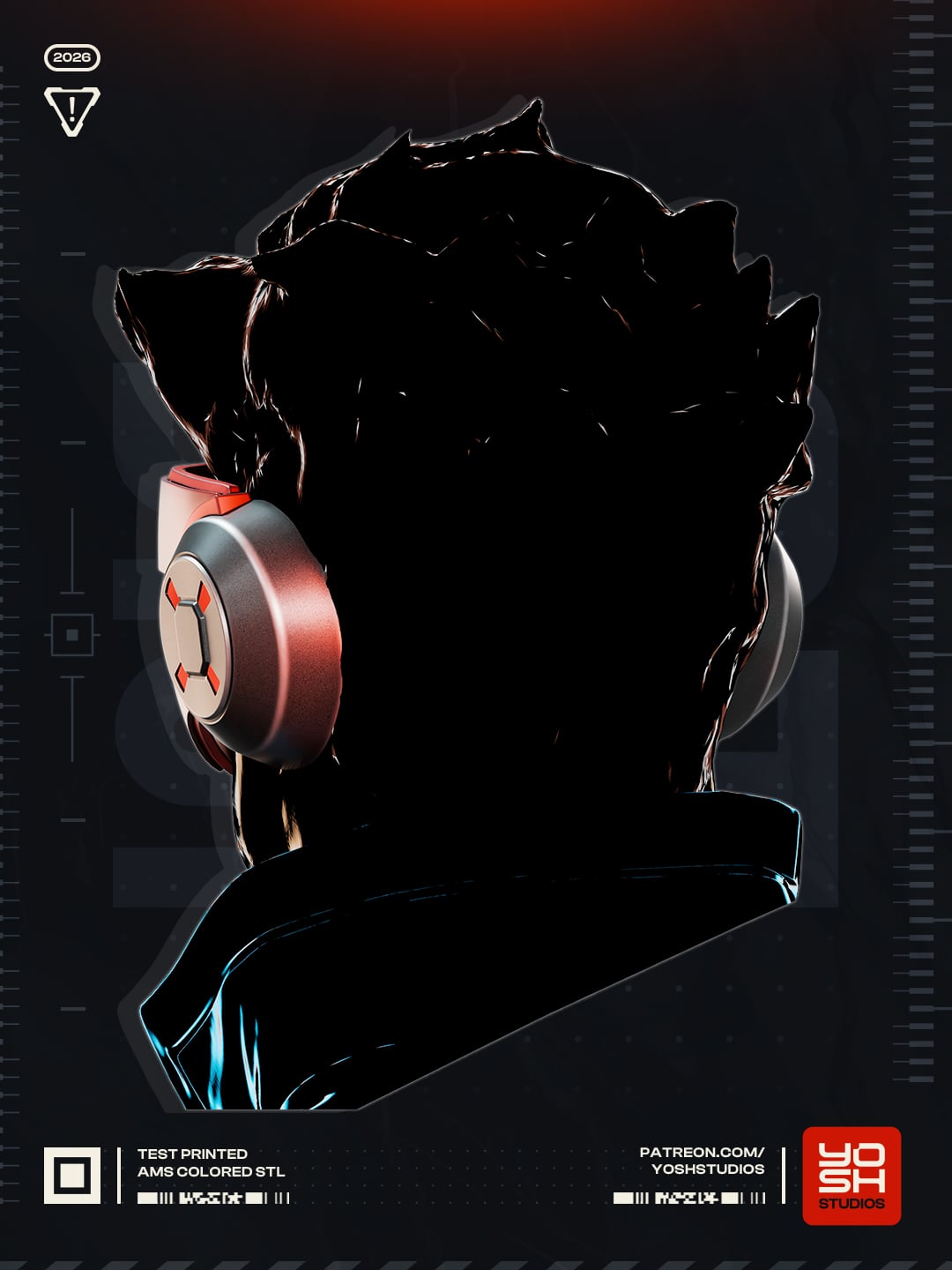 Cyclops Rivals Visor 3D Printer STL file 3d model