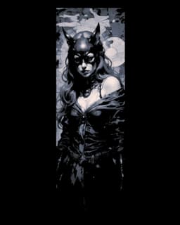 Realism style Sketches - Ladies of the Superhero Worlds - Set of bookmarks 3d model