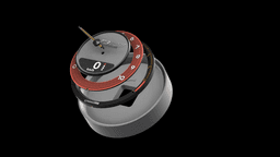 PORSCHE GT3RS 992 Wall Tachometer Clock 3d model