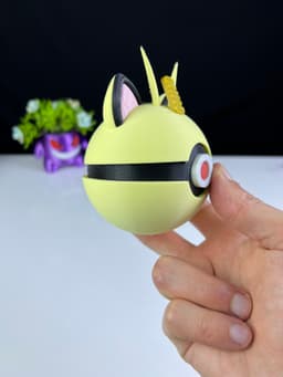 Meowth Pokeball 3d model