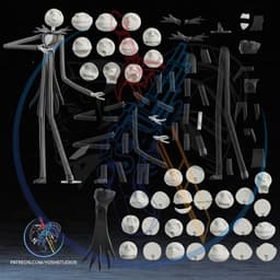 Life Size Pumpkin King 3D Printer STL File 3d model