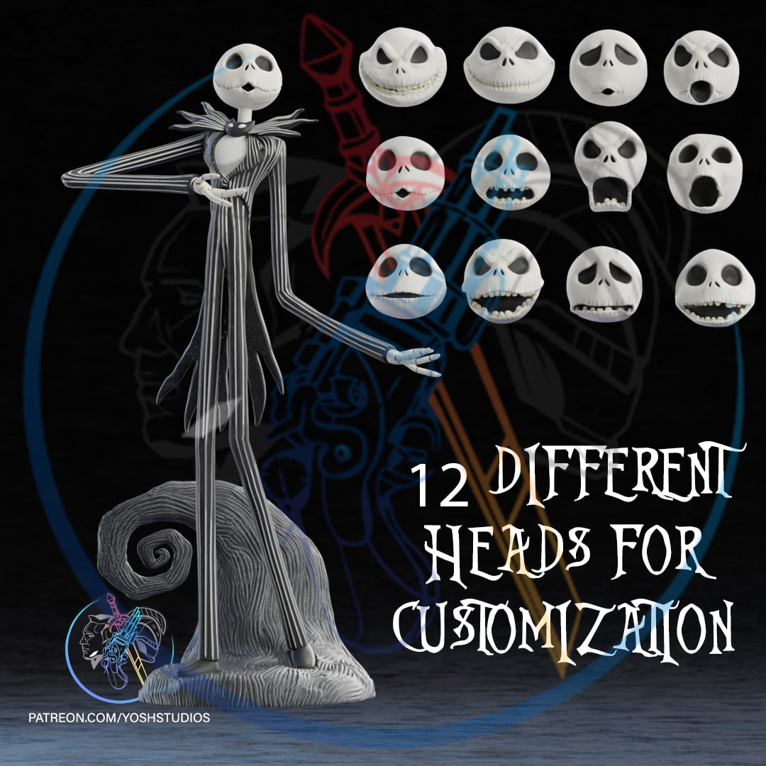 Life Size Pumpkin King 3D Printer STL File 3d model