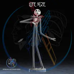 Life Size Pumpkin King 3D Printer STL File 3d model