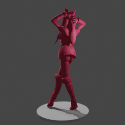 Festive Togruta Christmas Figure 3d model