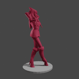 Festive Togruta Christmas Figure 3d model