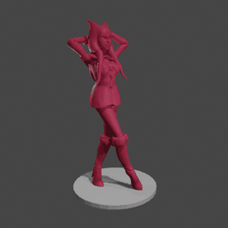Festive Togruta Christmas Figure 3d model