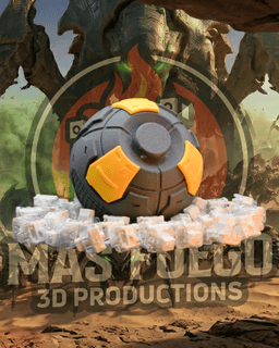 Stratagem Beacon - Helldivers 2 - Clickies - Fidget Clicker 3d model
