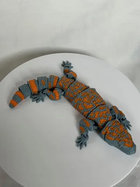 Just such a colourful reptile...