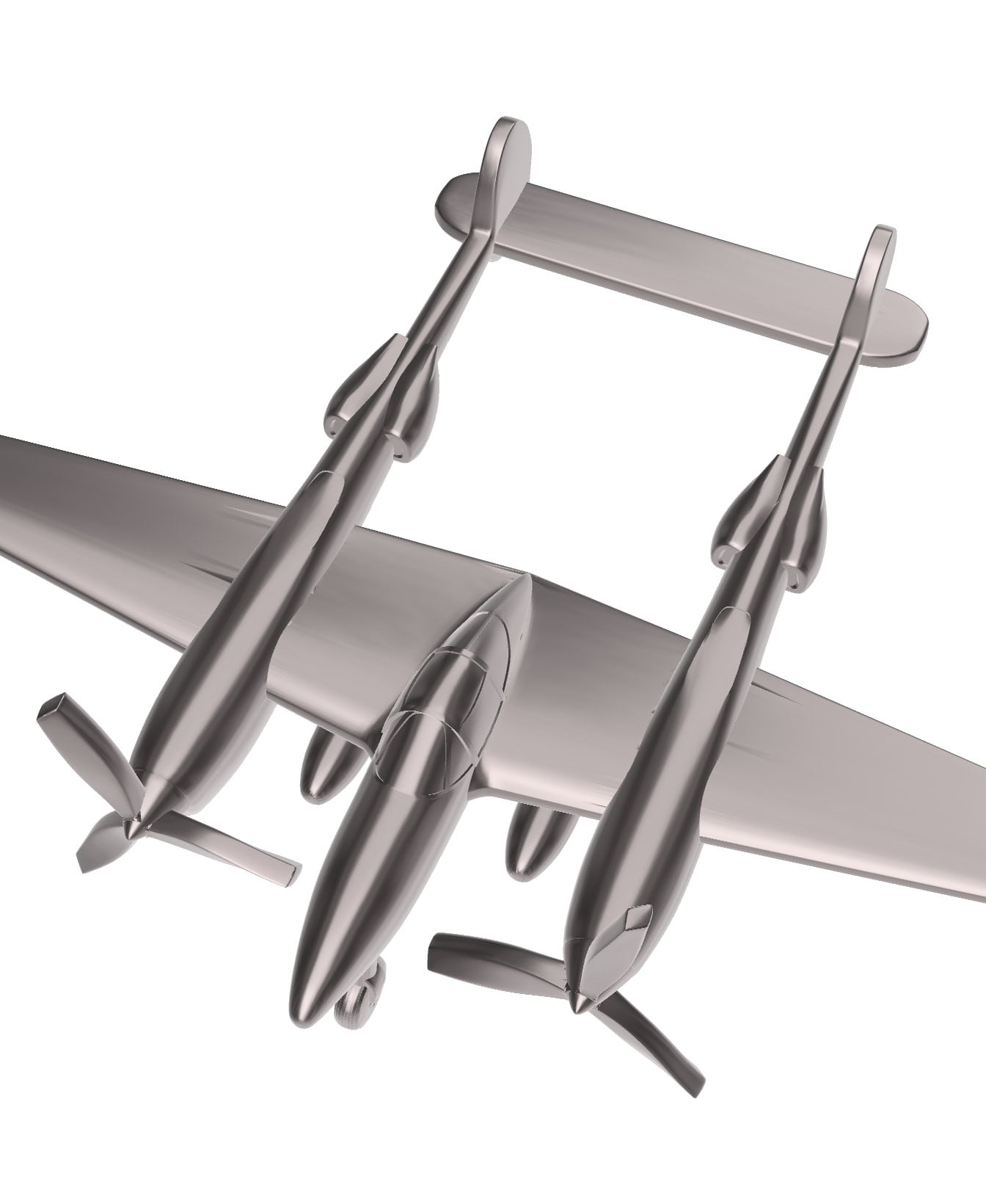 Lockheed P-38 Lightning 3d model