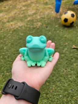 Desk Buddy Frog - magnet custom hats 3d model