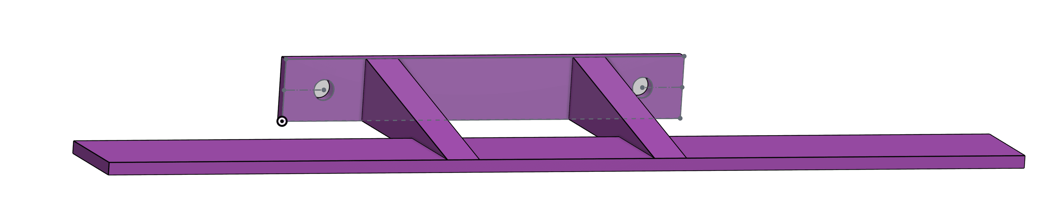X Axis Gantry Light Bar 3d model