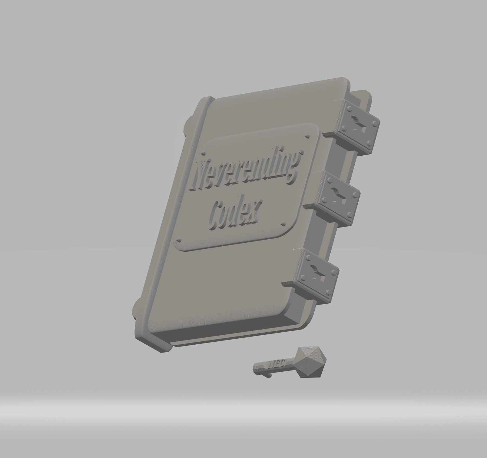 FHW: (Neverending codex) book o' Dnd 3d model