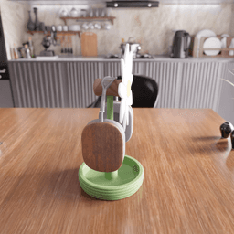 Daisy Headphone Stand - Desk Headset Holder 3d model