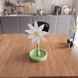 Daisy Headphone Stand - Desk Headset Holder 3d model