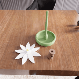 Daisy Headphone Stand - Desk Headset Holder 3d model