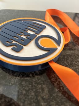 Oilers Medallion - No AMS needed multicolour 3d model