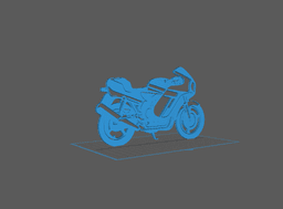 Suzuki - RG 500 Gamma Wall Art 3d model