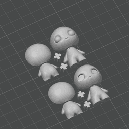 Phantom Imp - Backpack Buddy & Flexi Keychain - No Supports 3D Print STL/3MF 3d model