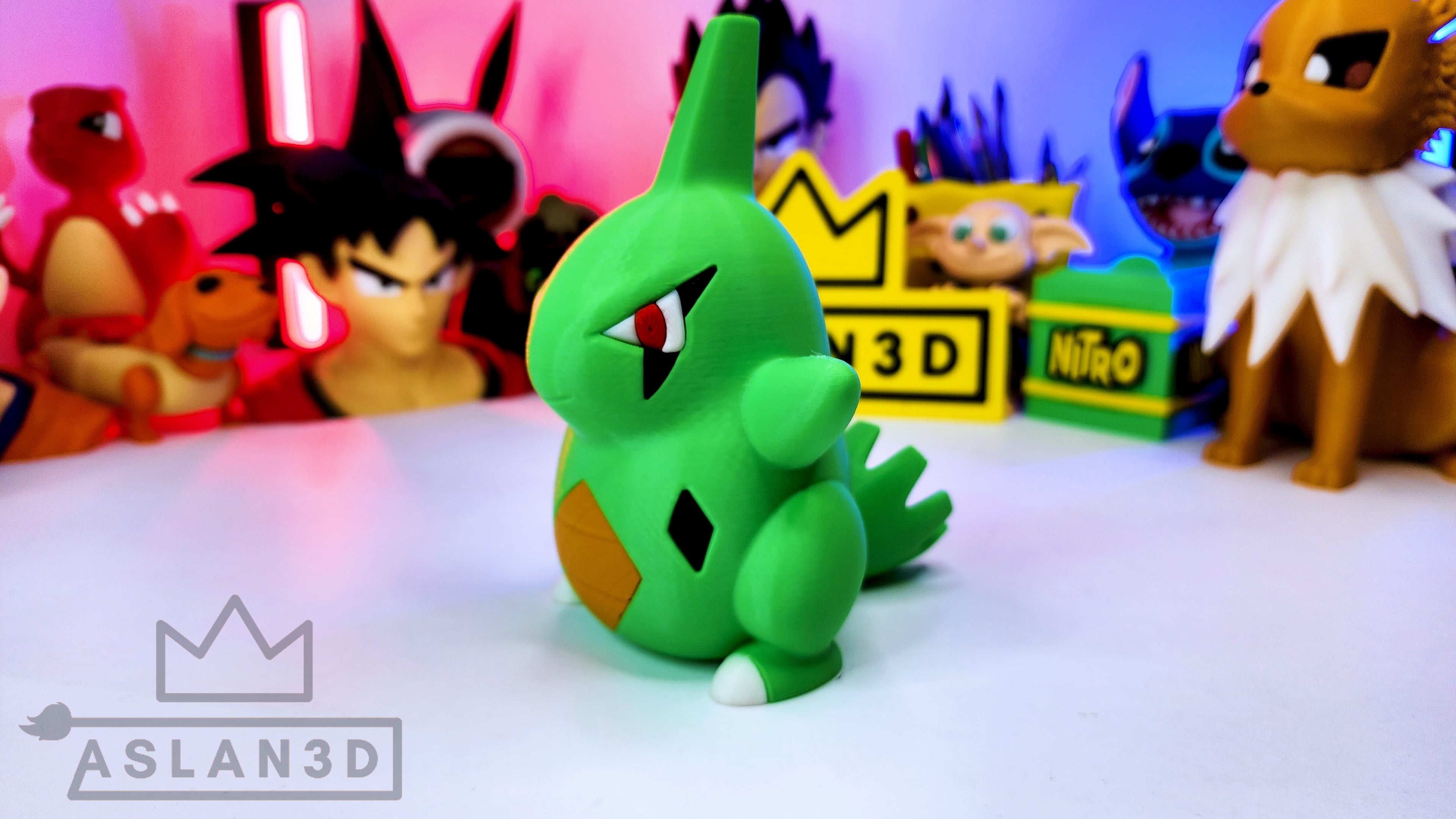 Larvitar By Colors 3d model