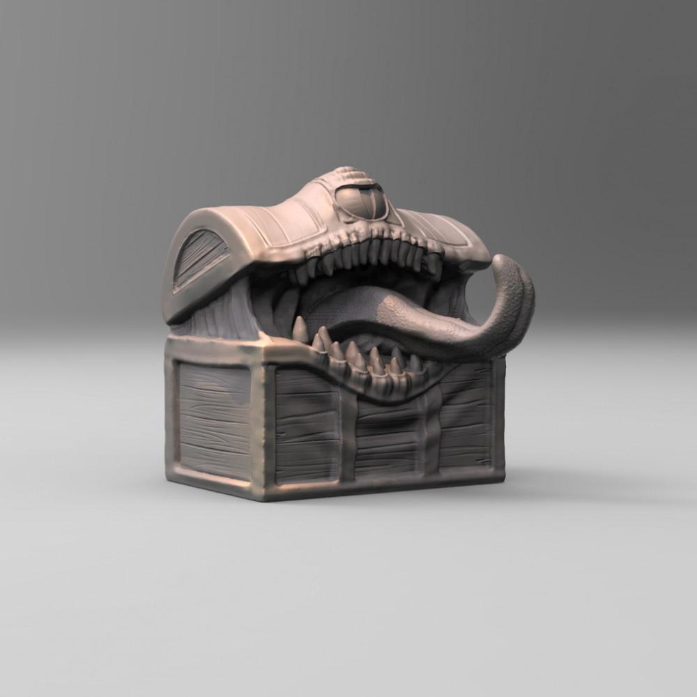 Mimic Chest (Pre-Supported) 3d model