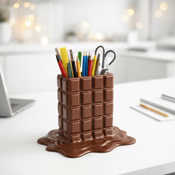 Chocolate Makeup - Pen Organizer | Melting Sweet Storage 3d model