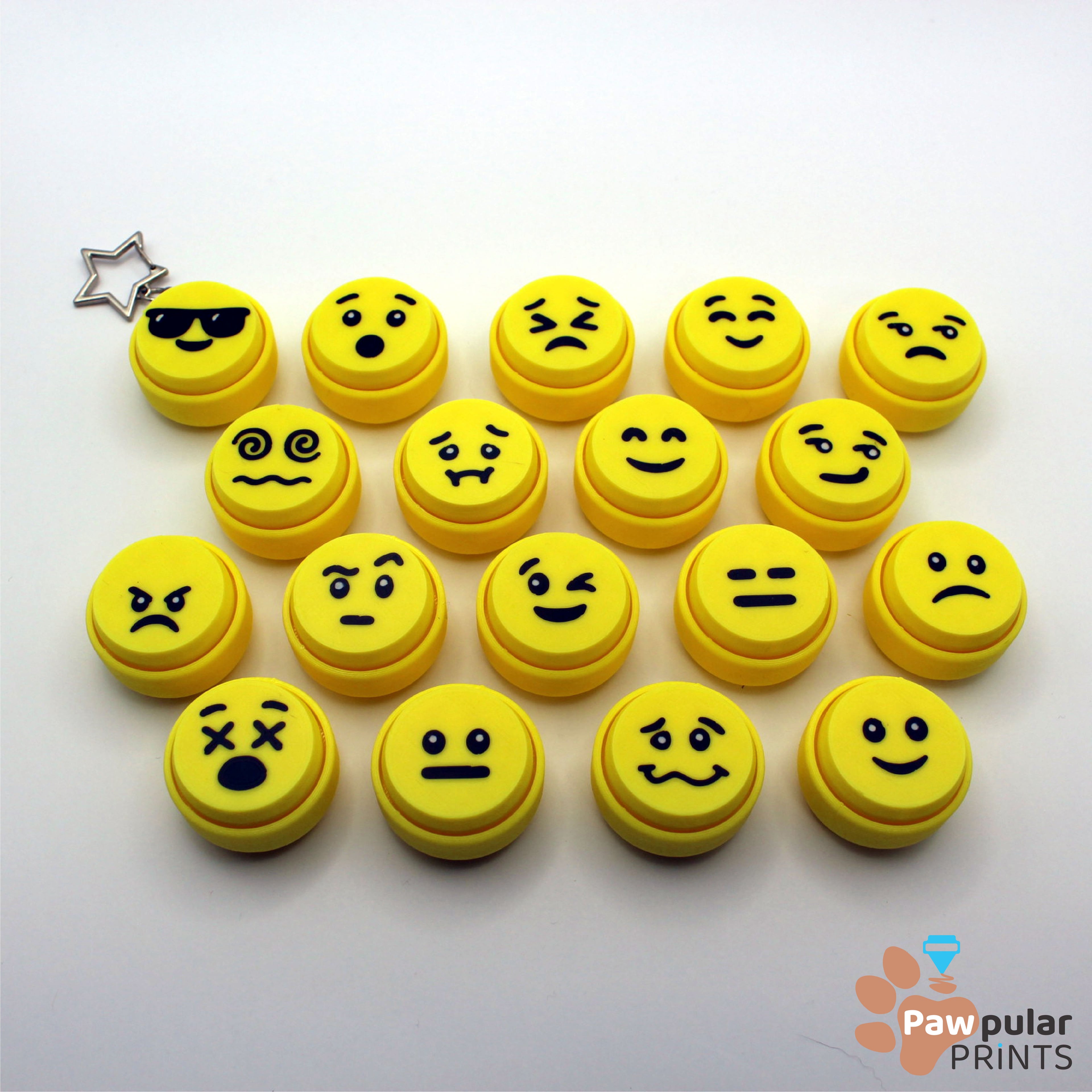 Emotional Clickers - Simple Pack 3d model