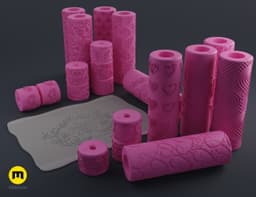 Valentine's Day Texture Rollers 3d model