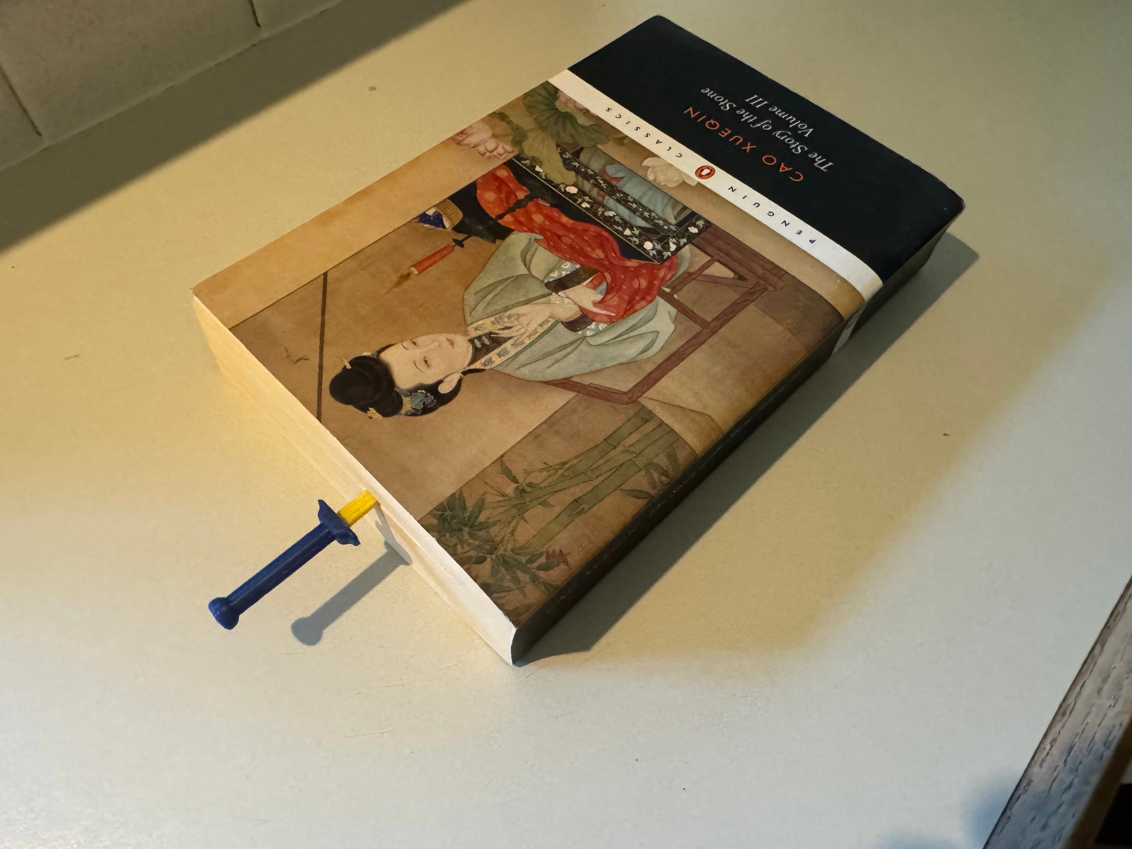 Squirrel Sized Sword Bookmark 3d model