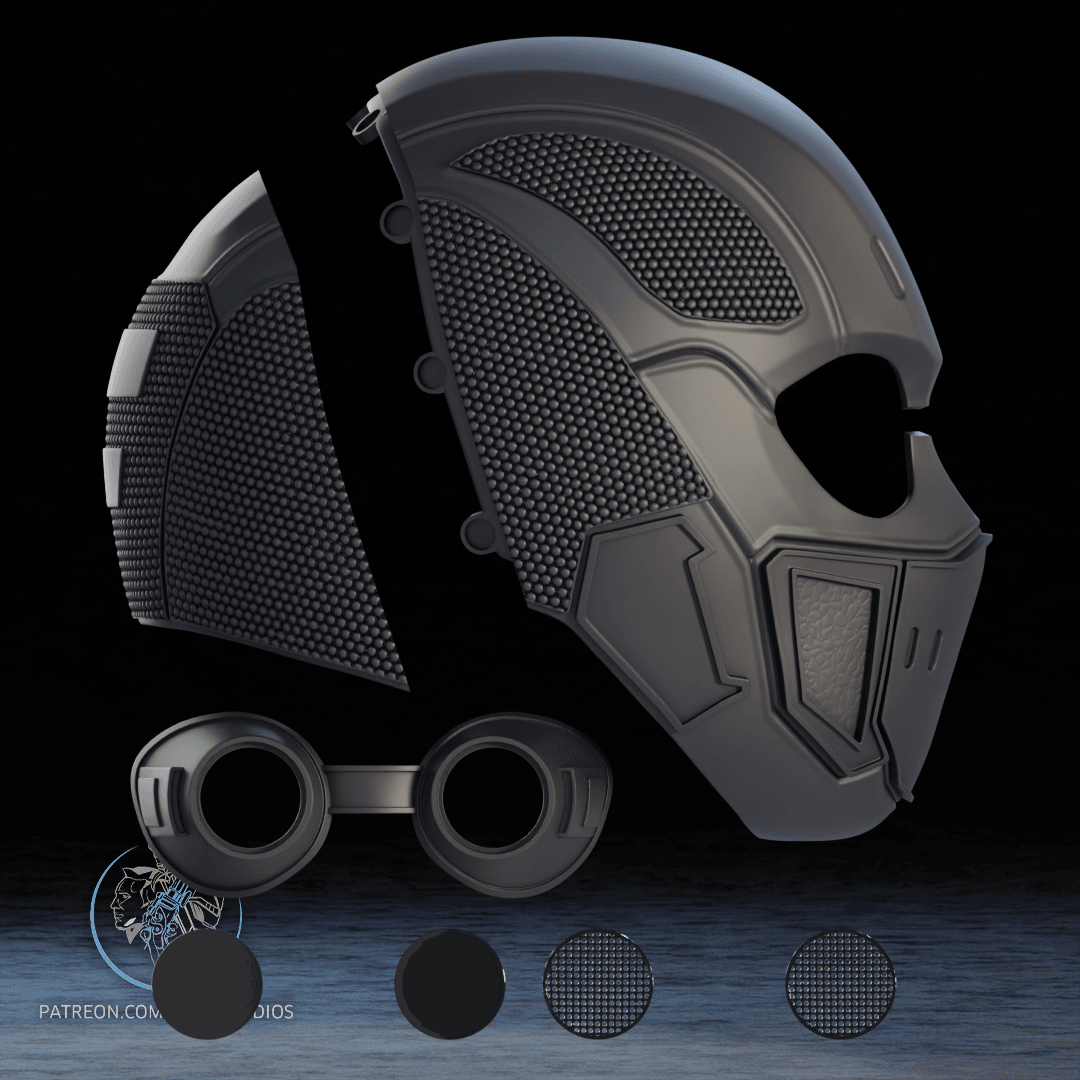Ultra Man Helmet 3D Printer STL File 3d model