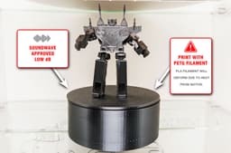 DIY - Motorized Rotating Turntable Stand, 3d Printed 3d model