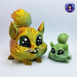 Squirrel Puffling - Exclusive Model 3d model