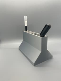 Concrete Pencil Holder - Construction Barricade 3d model