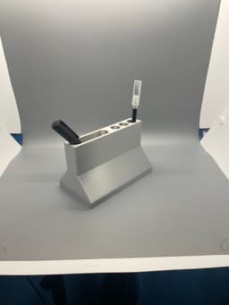 Concrete Pencil Holder - Construction Barricade 3d model