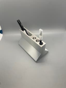 Concrete Pencil Holder - Construction Barricade 3d model