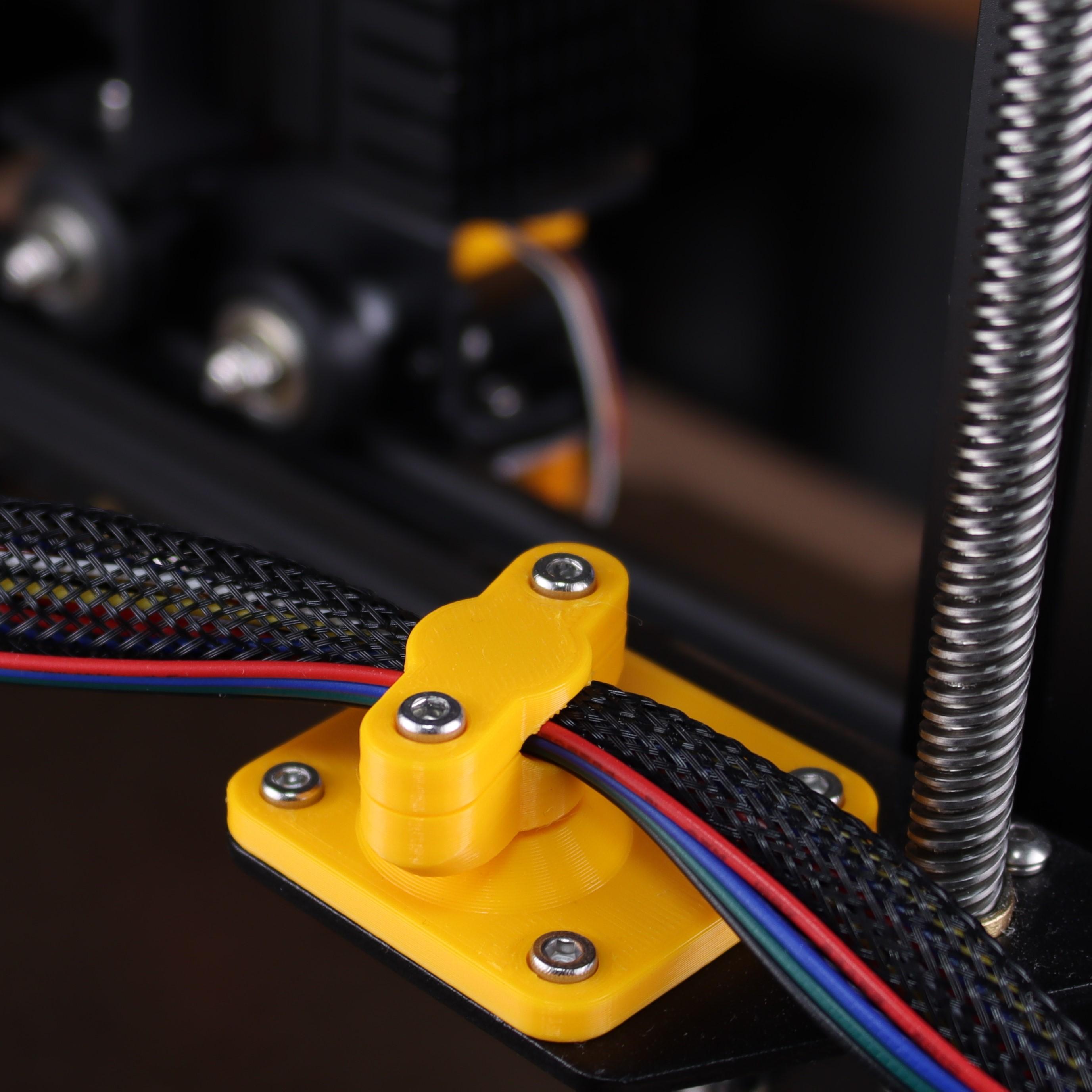 Hotend Cable Guide for Direct Drive Ender 3 V2 & Other Creality 3D Printers 3d model