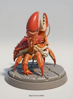 Attack Of The Crab Monster 3d model