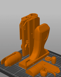 Hera Syndulla's Blurrg-1120 Blaster - Star Wars 3d model