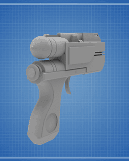 Hera Syndulla's Blurrg-1120 Blaster - Star Wars 3d model