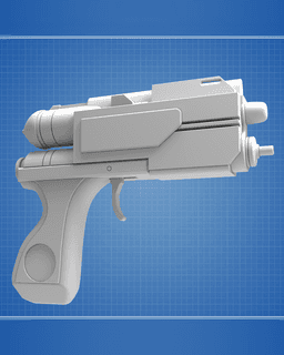 Hera Syndulla's Blurrg-1120 Blaster - Star Wars 3d model