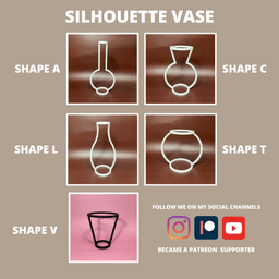 CONTOUR VASE FOR HOME - SHAPE L 3d model