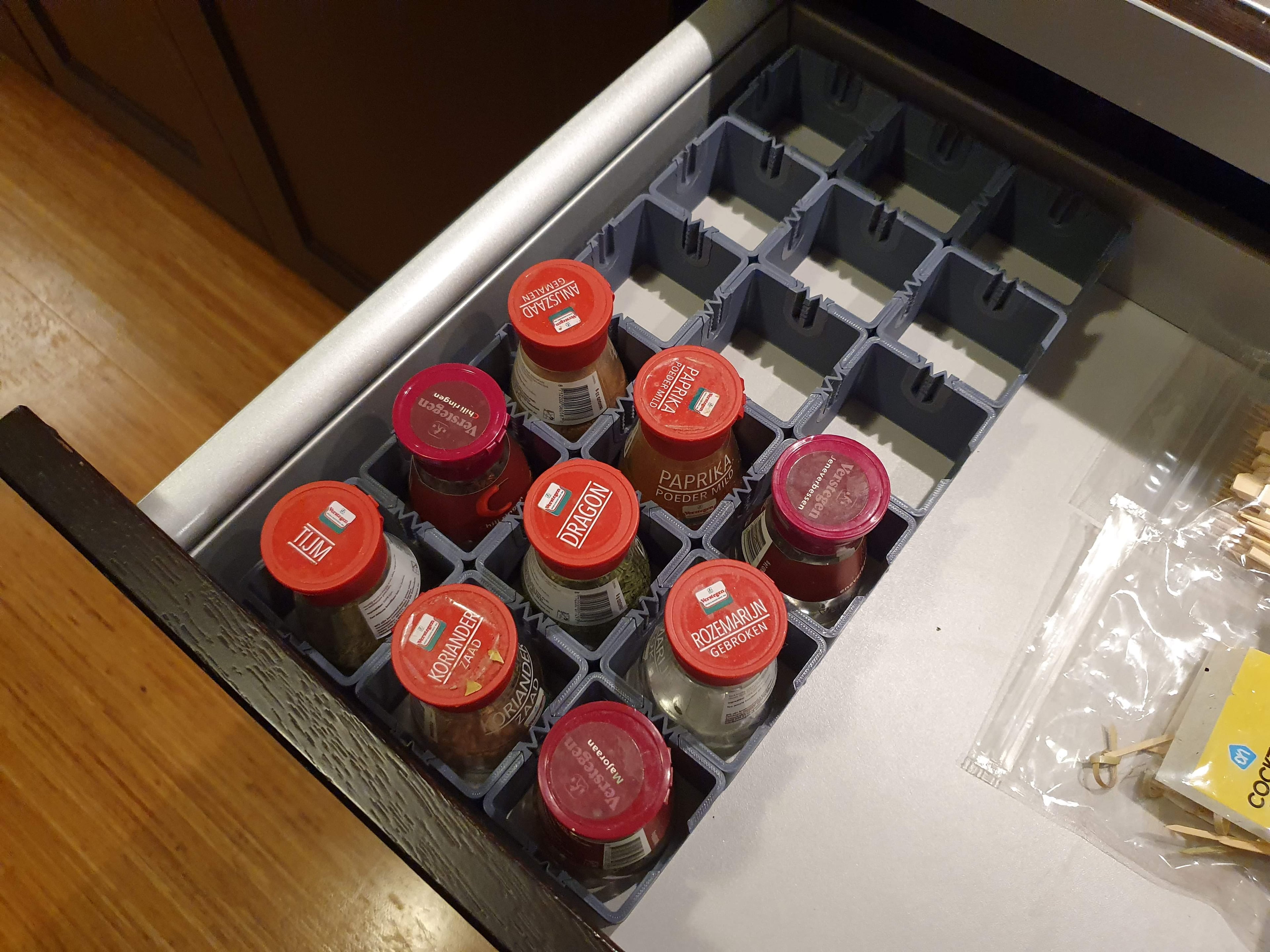 Drawer organizer H45W55 3d model