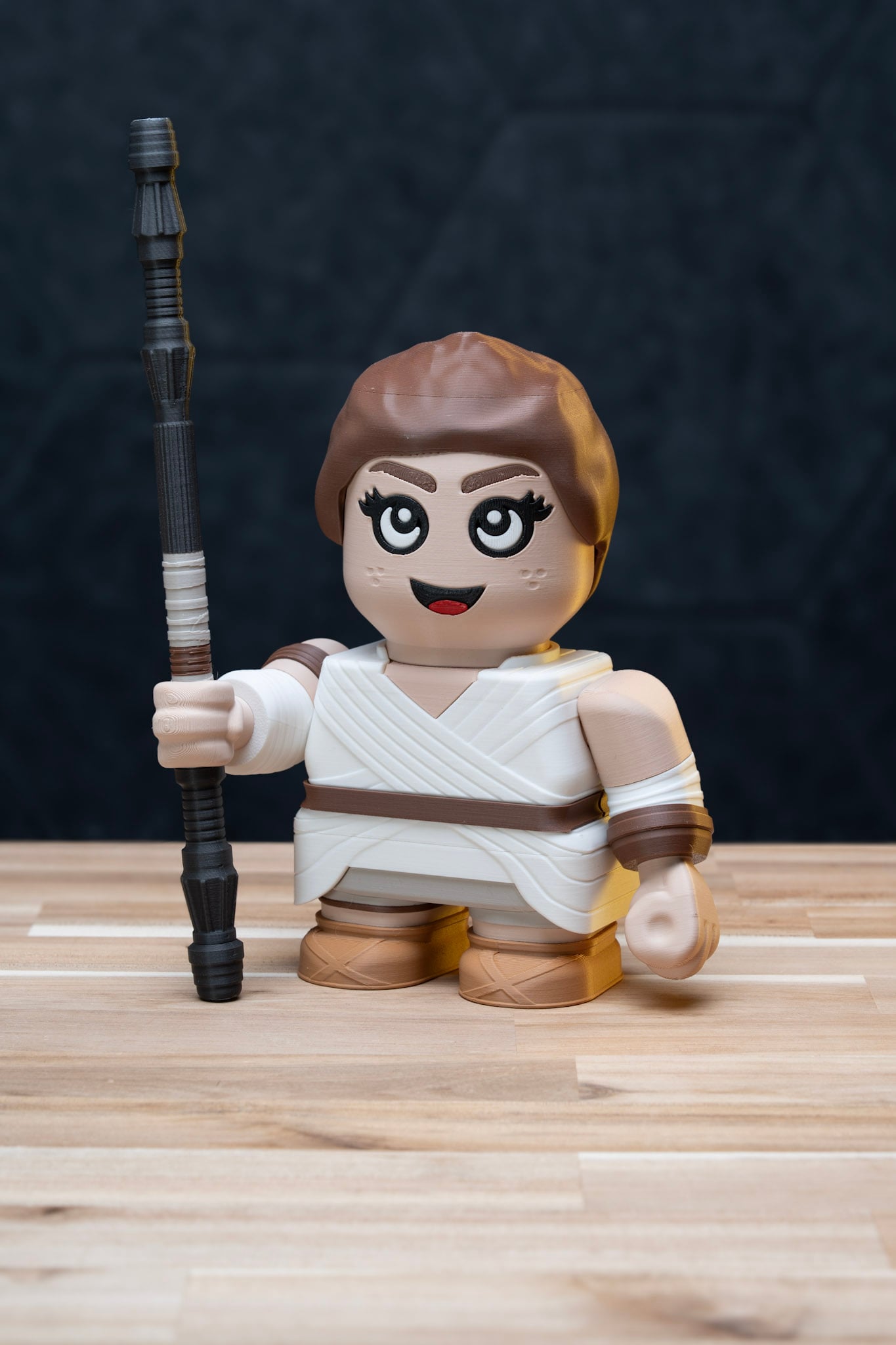 Chunky Rey - Star Wars Kit | No Supports, No AMS, No Glue 3d model