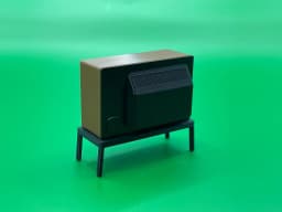 Retro 80s Gaming Setup STL – 1:12 Scale Console & CRT TV for 3D Printing – Commercial Use 3d model