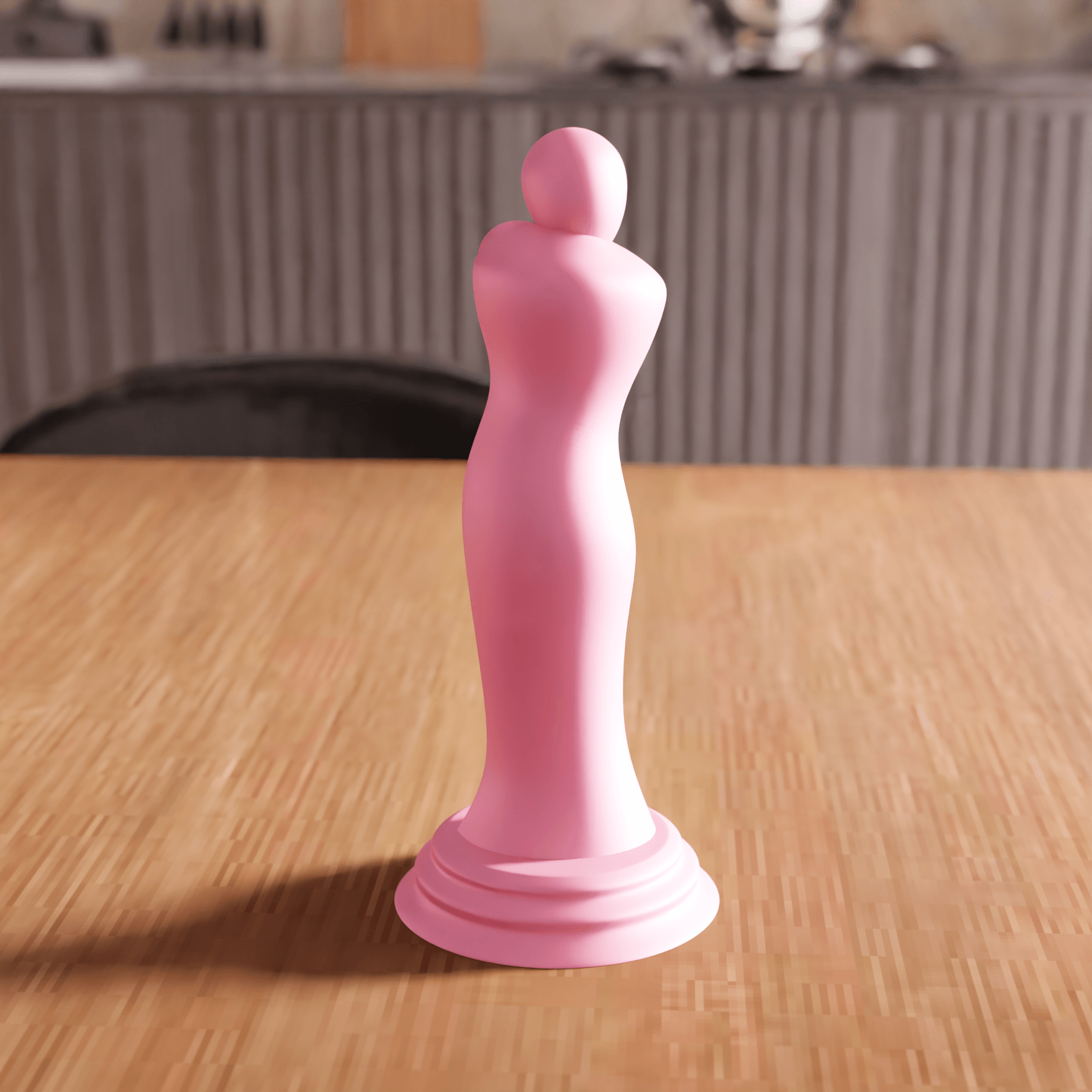 Abstract Mother and Child Statue 3d model