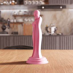 Abstract Mother and Child Statue 3d model