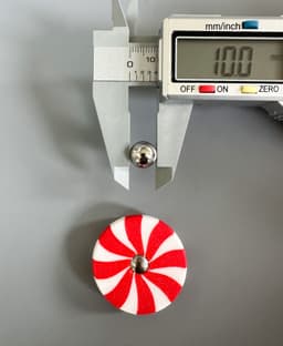 Peppermint Candy Magnetic Spinner Fidget 3d model